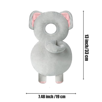 PandaEar Baby Head Protection Backpack, Toddler Walking Head Protector, Adjustable Head Protector Pad Safety Cushion (Grey)