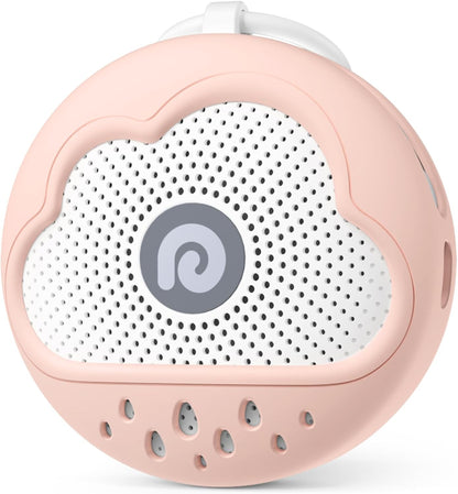Dreamegg White Noise Machine - Portable Sound Machine Baby with Safe Silicone Cover, Features Powerful Battery, 21 Soothing Sound, Noise Canceling for Sleeping, Baby Registry Gift, Nursery(Blue)