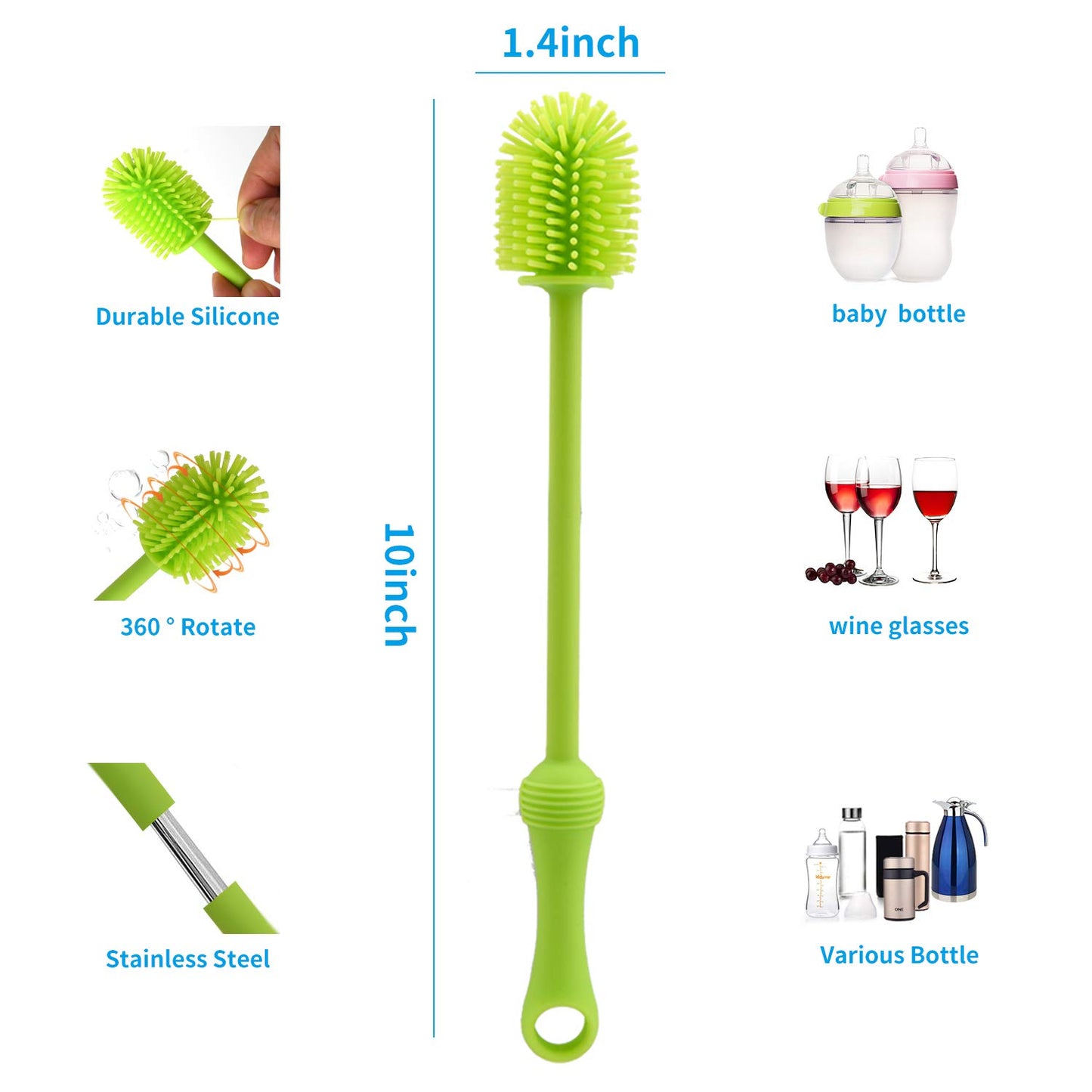 WAJIAYON Baby Fruit Feeder Pacifier | Infant Food Feeder Pacifier & Food Dispensing Spoon | Fresh Fruit Teethers for Babies | Silicone Feeder Baby,Mesh teethers for Babies Gifts for Boys and Girls