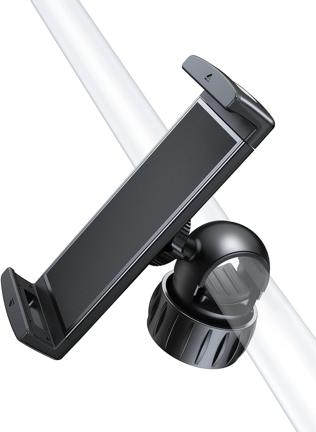 OATSBASF Stroller Phone Holder, Cell Phone Mount Pole Clamp for Baby Stroller, 360 Degree Rotation Phone Holder for Stroller Golf Cart Bike Shopping Carts, for iPhone 16 15 Pro Max 14 13, Smartphones