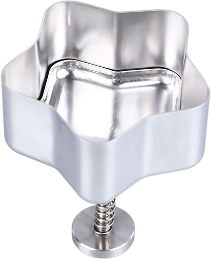 Rice Mould, 304 Stainless Steel Creative Detachable Onigiri Maker for Baby Food and Lunch (Star Shaped)