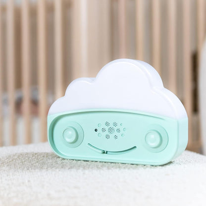 Happiest Baby SNOObie Smart White Noise Machine - Portable Baby Sound Machine with Night Light - 12 Soothing Sounds for Sleep Training, White