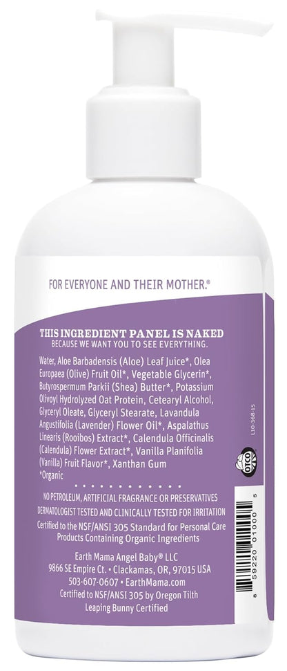 Earth Mama Simply Non-Scents Baby Lotion for Dry Skin - Calendula Cream for Newborn Skin Care - 8 oz - Fragrance Free - Infant Essentials