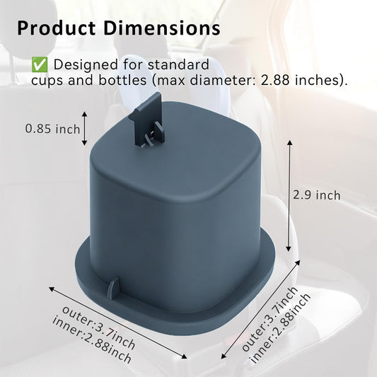 Replacement Cup Holder for Graco Extend2Fit 2-in-1 Car Seat – Dishwasher Safe Single Cup Holder, Car Seat Replacement Parts for Graco (Fits Left or Right Side)