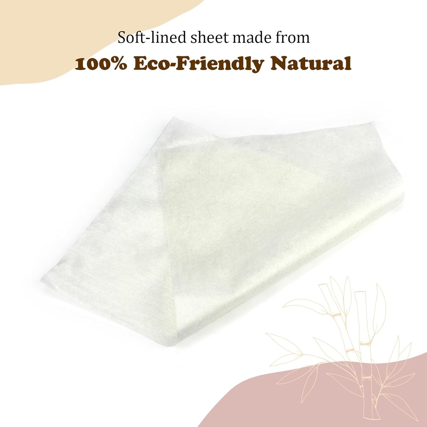 Mama Koala Disposable Natural Diaper Liners for Cloth Diapers, 200 Sheets (2 Pack)