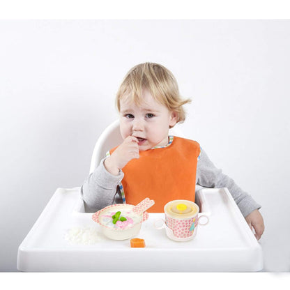 shopwithgreen 7Pcs/Set Bamboo Kids Dinnerware Set - Children Dishes - Food Plate Bowl Cup Spoon Fork Set Dishware, Cartoon Tableware, Dishwasher Safe Kids Healthy Mealtime, BPA Free