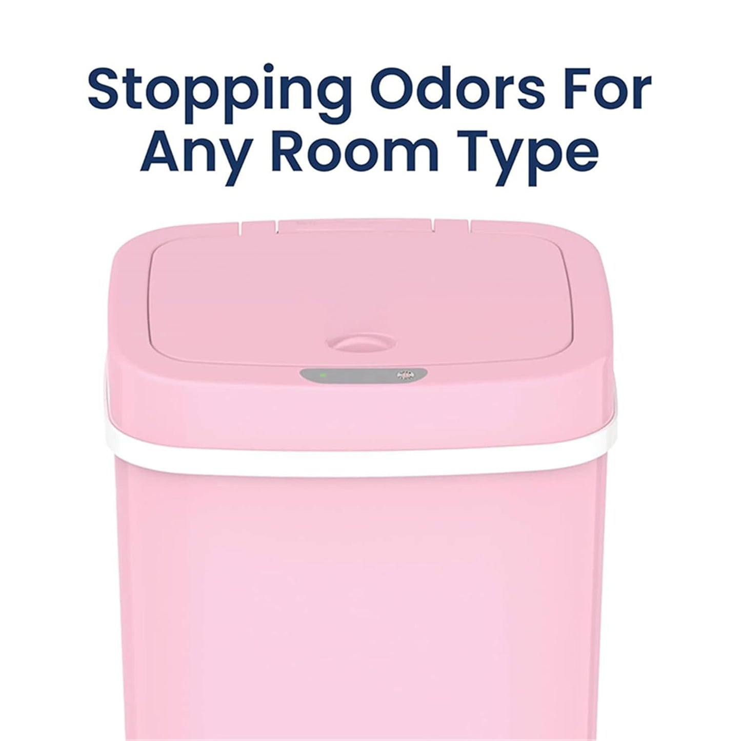 Smart Odor-Resistant Diaper Pail Trash Can with Motion Sensor Lid, Double Seal Odor Control, Removable Inner Shield, Battery Operated Bin,Quiet Auto Open Close,Home Hygiene Organizer (Blue)