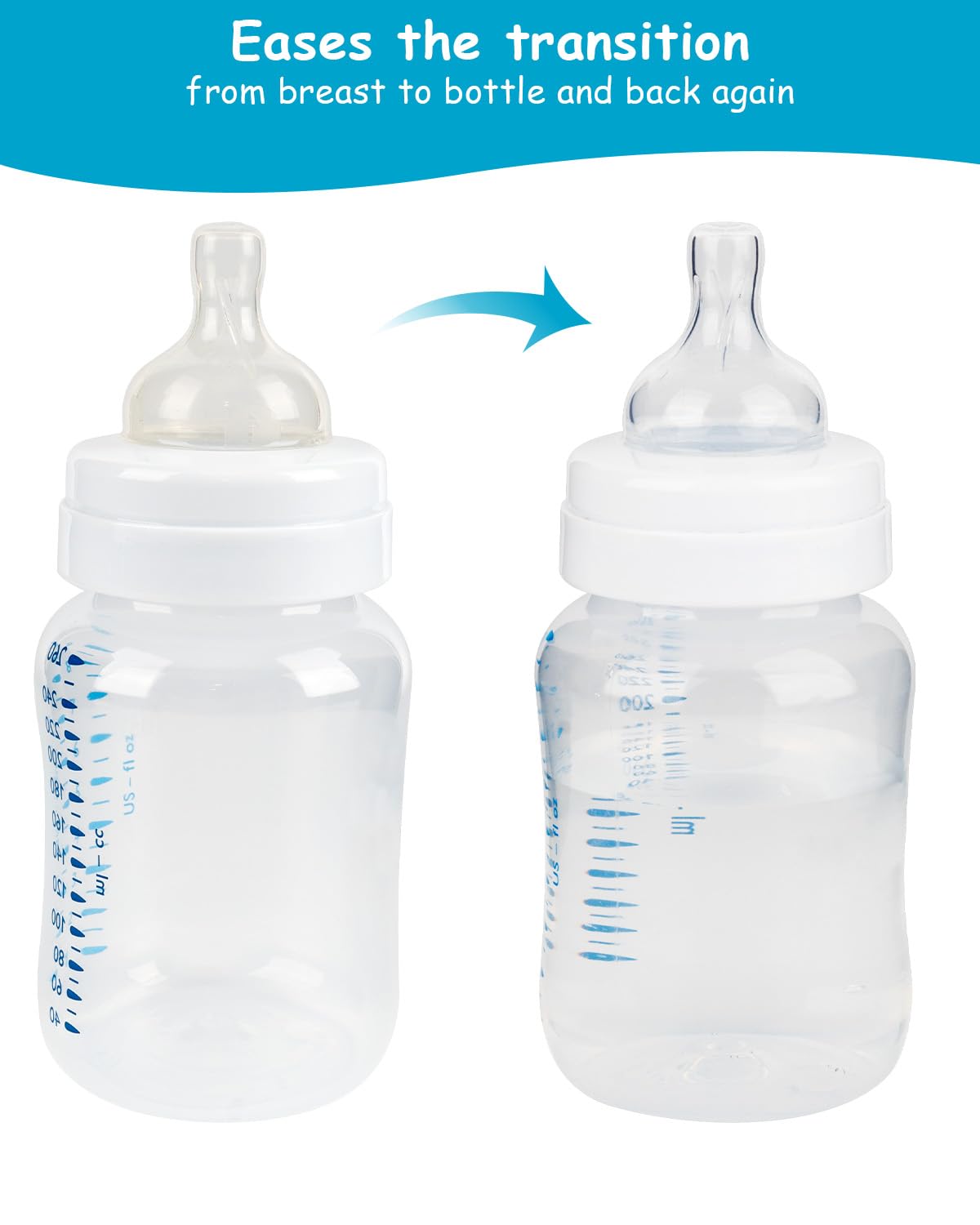 Silicone Nipple for Philips Avent Anti-Colic Baby Bottles, Flow 4, 6m+, Extra Fast Flow, 4 Count