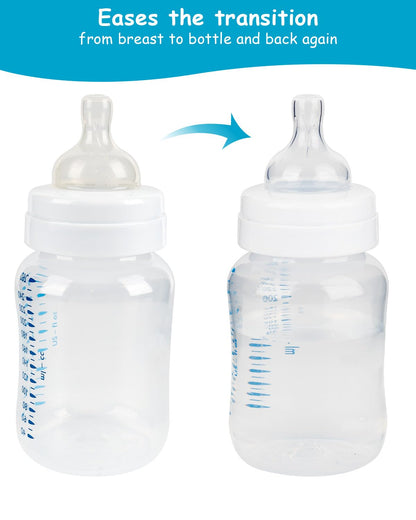 Silicone Nipple for Philips Avent Anti-Colic Baby Bottles, Flow 4, 6m+, Extra Fast Flow, 4 Count