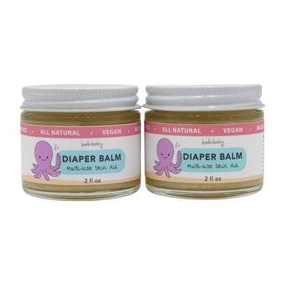 Diaper Balm by Balm Baby – Natural Organic Diaper Rash Cream & Multipurpose Baby Skin Ointment with Organic Calendula, Vegan - Soothing, Healing, Moisturizing – Newborn Cradle Cap