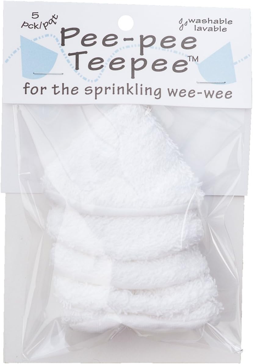 Washable Cotton Pee-Pee Teepees That Shield Baby Boys Pee During Diaper Changes. Makes a Great add-on Gift for a Baby Shower Thanks to its Fun, Gift-Ready Store Packaging. 5 Pack. Western
