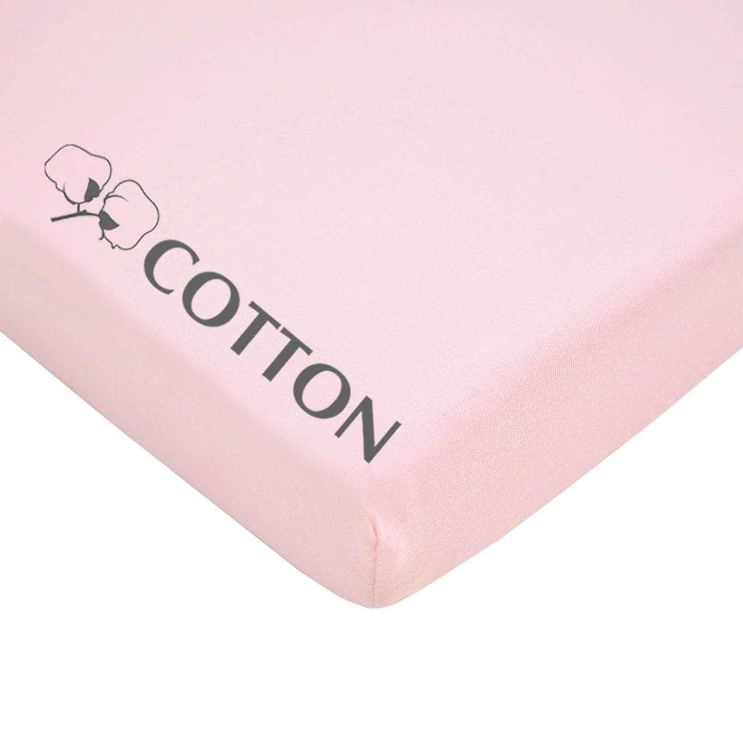 American Baby Company 100% Natural Cotton Fitted Pack and Play Sheet 39" x 27" - Soft & Breathable Pack N Play Sheet for Playpen, Playard & Mini Crib Mattress, Navy Whale, for Boys & Girls