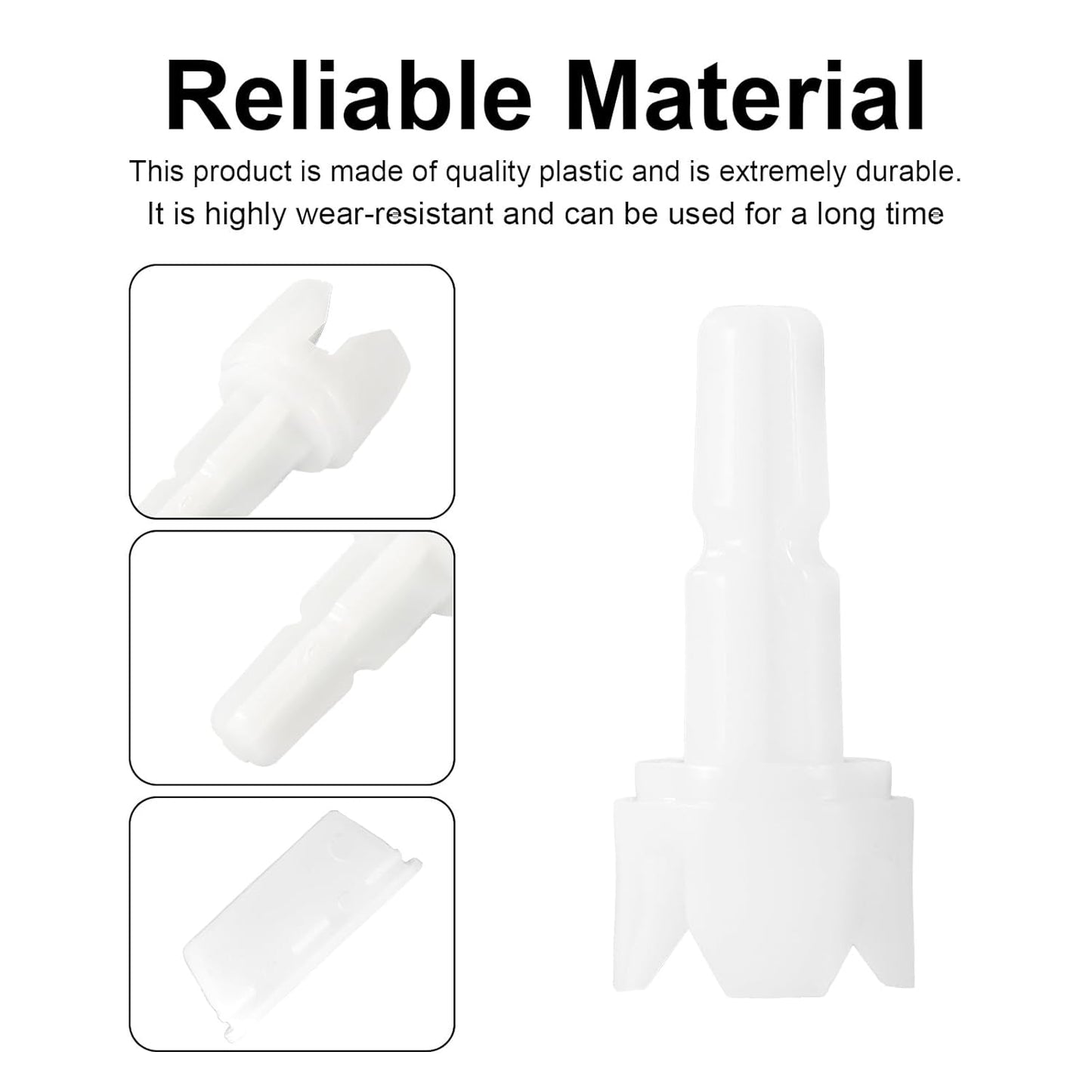 4pcs Replacement Parts Compatible with Baby Brezza FRP0046 Formula Pro Advanced, Axle Stem & Silicone Scraper Accessories for Formula Maker