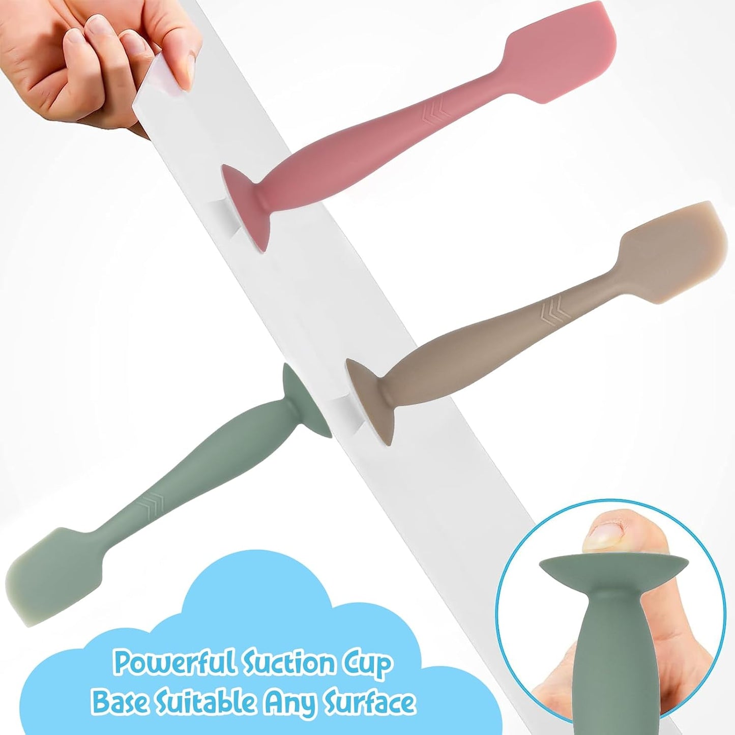 Baby Diaper Cream Spatula, Seeway 3 pack Baby Butt Paste Spatula, Diaper Cream Applicator for Newborn Babies-Baby Necessities - Suitable for Aquaphor, Desitin