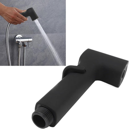 TOPINCN Black Bidet Sprayer Stainless Steel Bidet Attachment for Toilet Handheld Cloth Bathroom Diaper Sprayer for Kitchen Adjustable Water Pressure