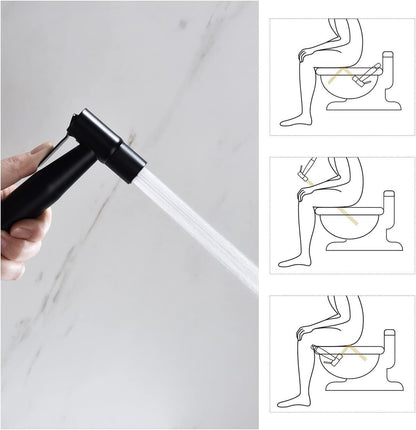 Bidet Sprayer for Toilet - Handheld Cloth Diaper Washer - Brass Construction