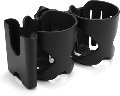 Accmor Universal Cup Holder, Stroller Cup Holder with Phone Holder, 360° Rotatable Large Caliber Designed Bottle Holder for Stroller, Bike, Wheelchair, Walker, Scooter