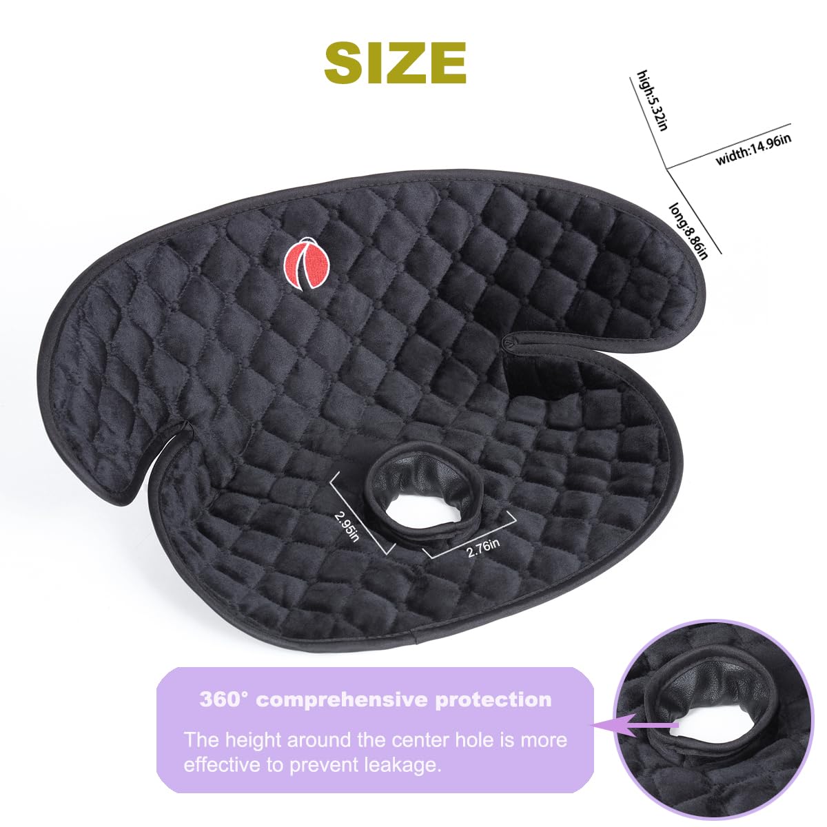 Baby Piddle Pad Car Seat Liner,Potty Training car seat Protector with Waterproof Liner for Child Safety Car Seat Stroller and Dinner Chair,Machine Wash and Dry (Plus-Grey)