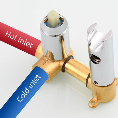 Tecmolog Stainless Steel Bathroom Bidet Sprayer Set Concealed Bidet Sprayer for Toilet Hot and Cold Handheld Cloth Diaper Sprayer Kit
