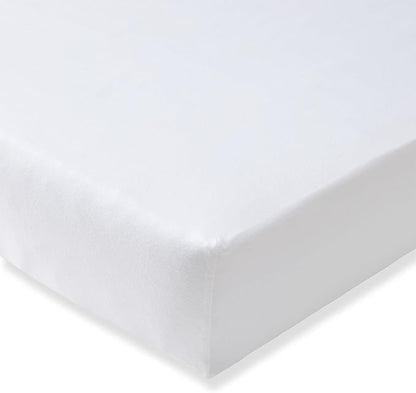 Burt's Bees Baby Essential Organic Cotton Fitted Crib Sheet, Breathable for Boy Girl Standard Crib & Toddler Mattresses