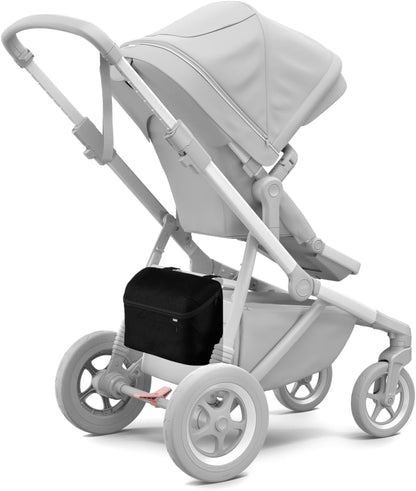 Thule Stroller Organizer - Convenient Storage - Easy to Attach - Internal & Exterior Pockets - Zipper top - Compatible Sleek, Spring & Shine