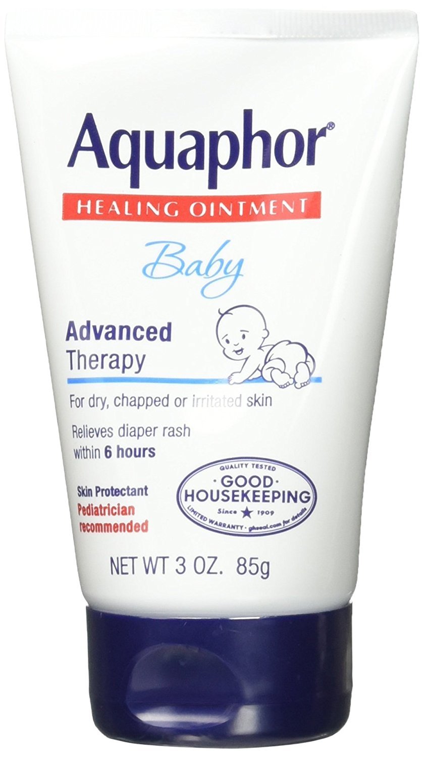 Aquaphor Baby Healing Ointment (14 Oz) + 3-in-1 Diaper Rash Cream (3.5 Oz), Hypoallergenic and Fragrance Free Skin Care Set for Babies