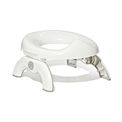 OXO Tot 2-in-1 Go Potty with Travel Bag | for Potty Emergencies at Home or on the go | Portable Toilet Training | Opens Quickly for Emergencies | for standalone use or on Grown-up Toilets