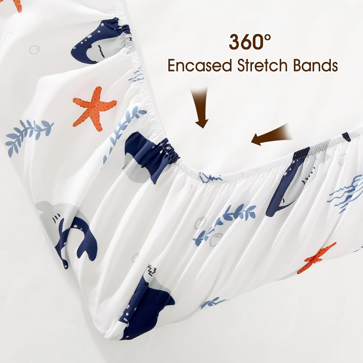 PHF 3 Pack Soft Mini Crib Sheets, Floral & Animal Pack N Play Sheets for Baby Boys Girls, No Slip Universal Fit for Pack N Play, Playard, Portable and Mini Crib Mattresses,Floral & Animal
