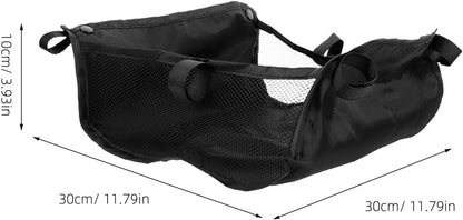 2pcs Universal Stroller Basket Attachment Large Capacity Under Stroller Storage Bag for Trend Wagon Accessories and Easy to Install Organizer for Stroller Storage