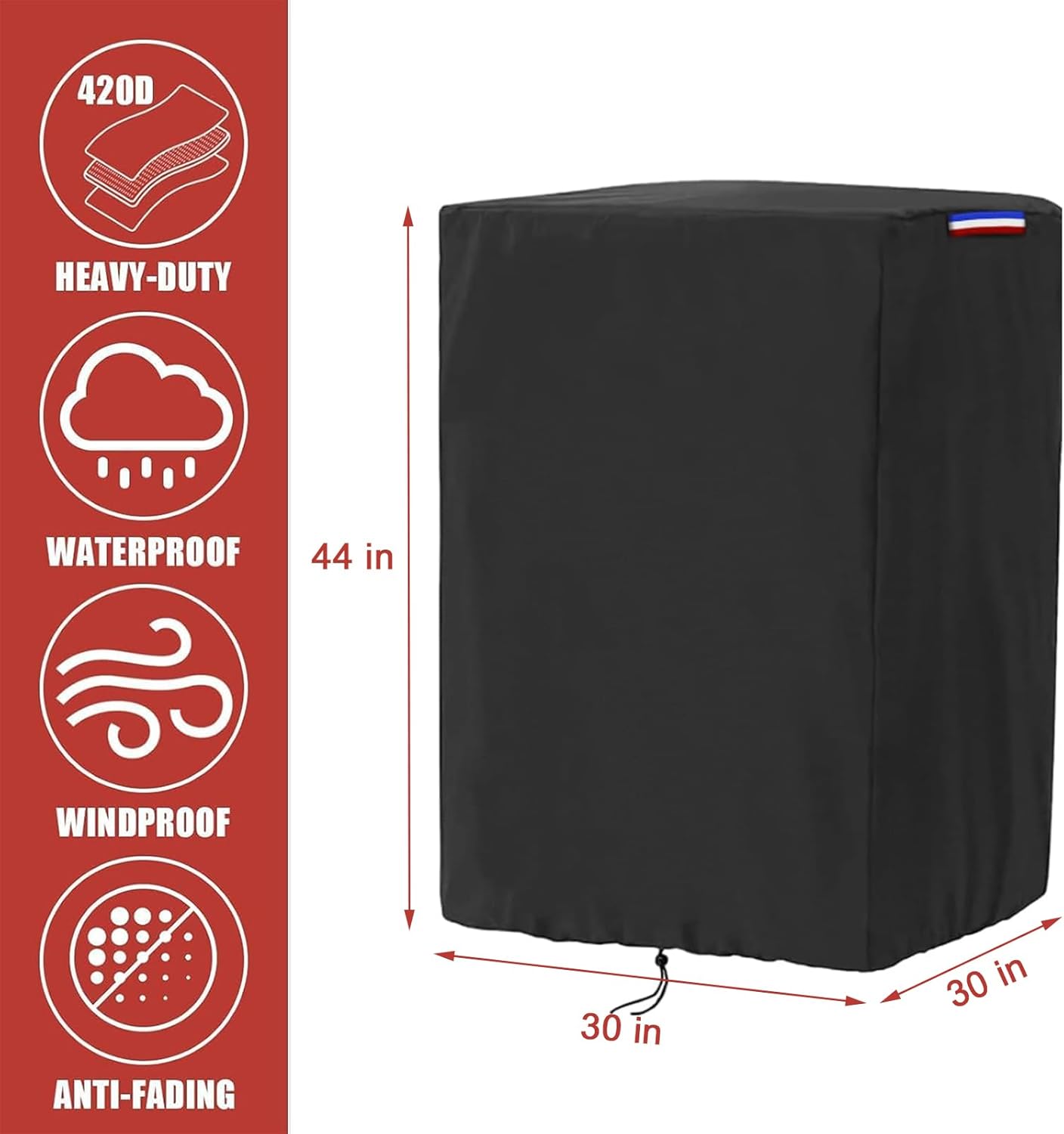 Wagon Cover Compatible with Wonderfold Wagon W4 Original(Cover Only),Waterproof 420D Stroller Wagon Covers for Keenz Wagon Stroller 4 seater-29"L x 28"W x 43"H
