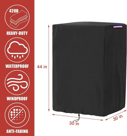 Wagon Cover Compatible with Wonderfold Wagon W4 Original(Cover Only),Waterproof 420D Stroller Wagon Covers for Keenz Wagon Stroller 4 seater-29"L x 28"W x 43"H