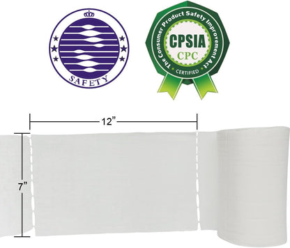 Rayon Unscent Diaper Liners- Fragance Free and Chlorine Free(4PK) 400 Count by BlueSnail（White）