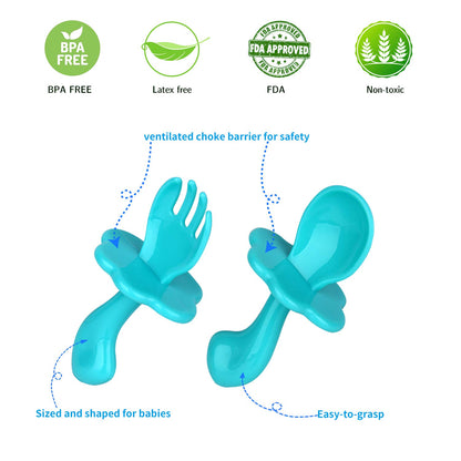 WAJIAYON Baby Fruit Feeder Pacifier | Infant Food Feeder Pacifier & Food Dispensing Spoon | Fresh Fruit Teethers for Babies | Silicone Feeder Baby,Mesh teethers for Babies Gifts for Boys and Girls
