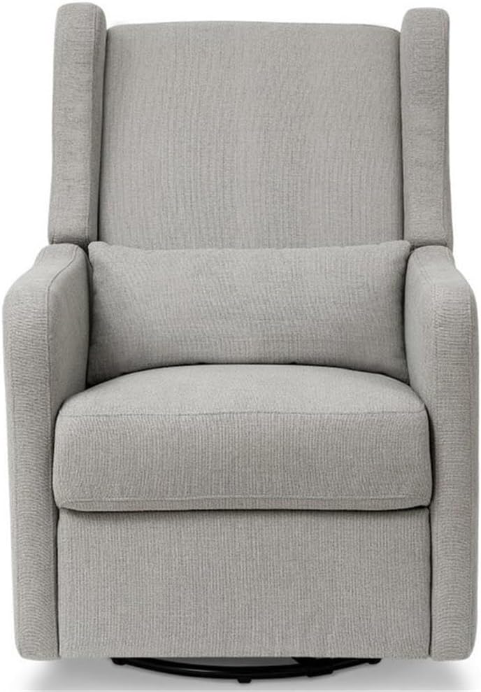 Davinci Carter's Arlo Recliner and Swivel Glider, Water Repellent & Stain Resistant, Greenguard Gold & CertiPUR-US Certified, Performance Forest Green Linen