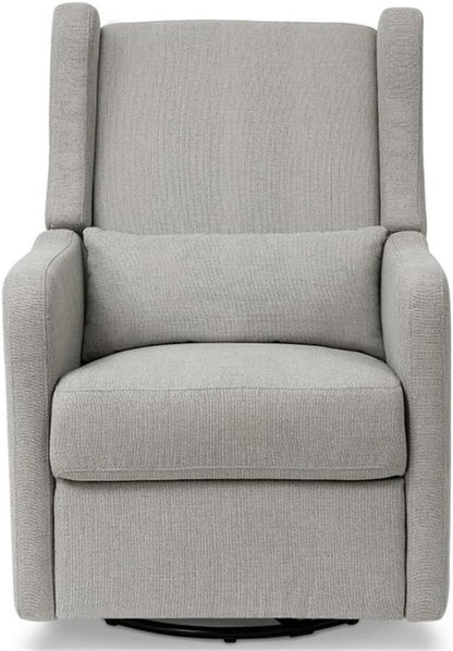 Davinci Carter's Arlo Recliner and Swivel Glider, Water Repellent & Stain Resistant, Greenguard Gold & CertiPUR-US Certified, Performance Forest Green Linen