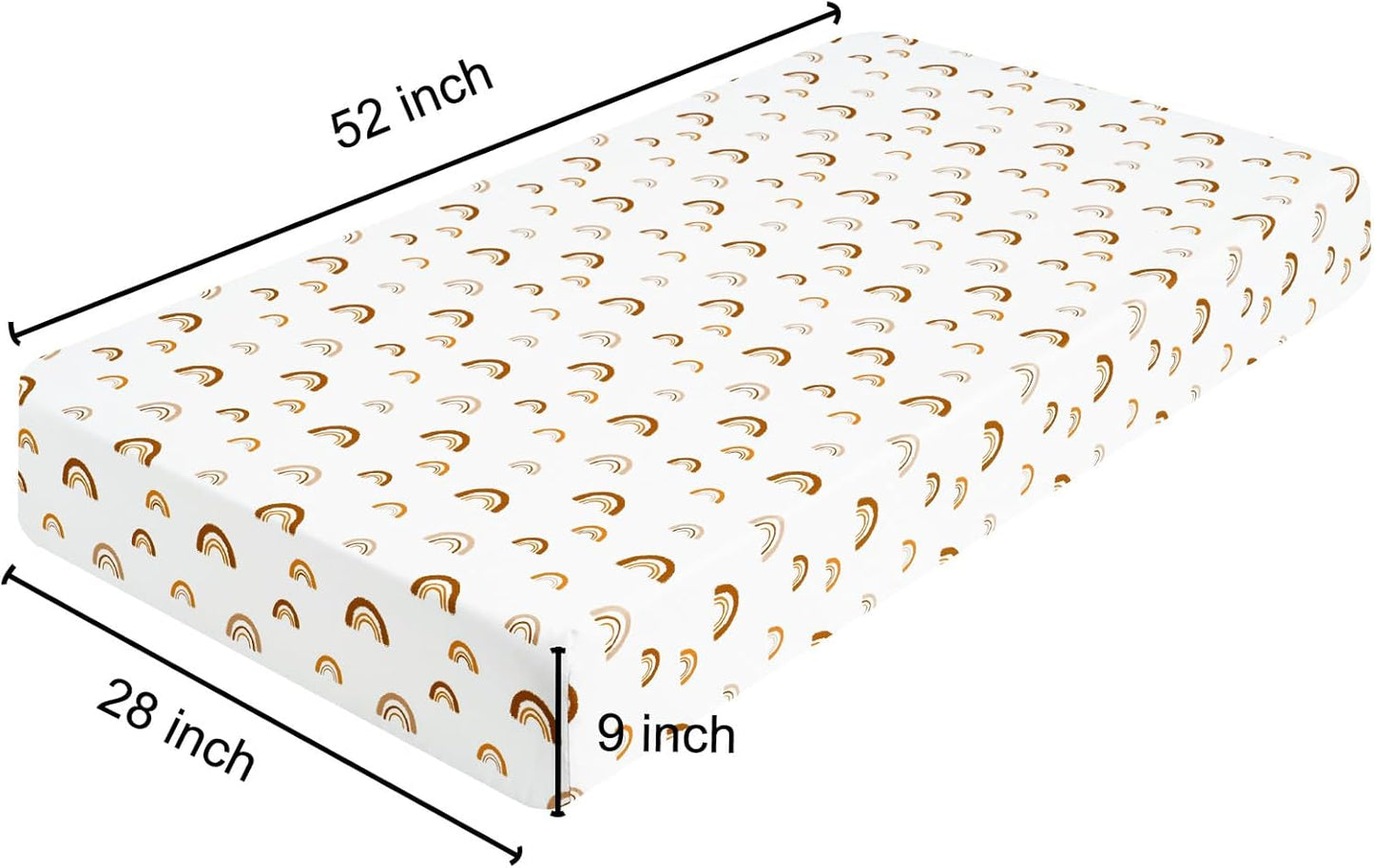 PHF 3 Pack Soft Mini Crib Sheets, Floral & Animal Pack N Play Sheets for Baby Boys Girls, No Slip Universal Fit for Pack N Play, Playard, Portable and Mini Crib Mattresses,Floral & Animal
