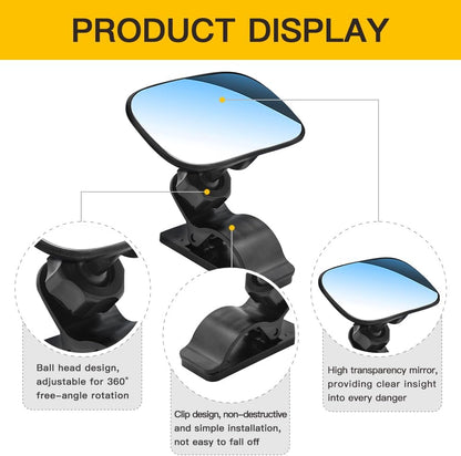 Baby Car Mirror, Car Seat Mirror For Baby Rear Facing, 360° Rotation For Viewing Rear Passengers, Suitable For Most Cars, SUVs, Trucks, Etc