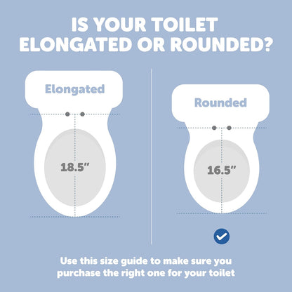 Jool Baby Quick Flip Toilet Seat with Built-in Potty & Splash Guard for Toddler Training, Slow Close (Elongated)