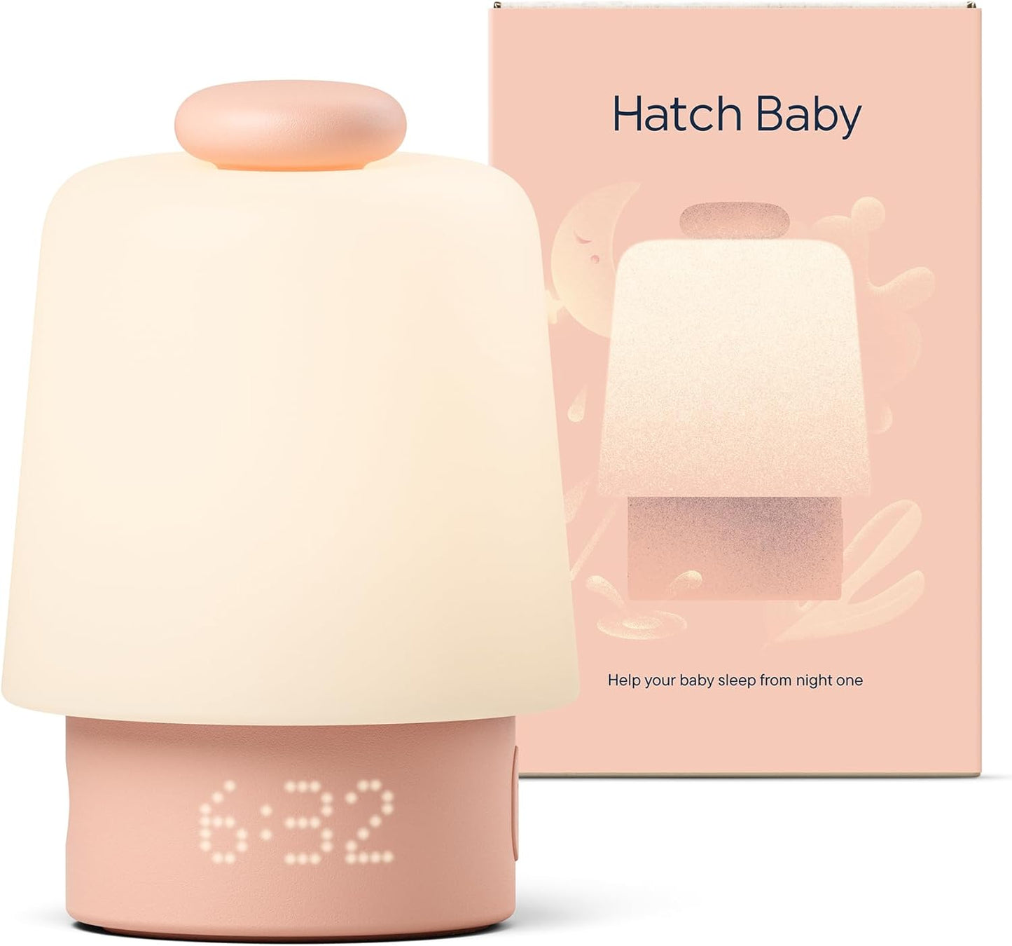 Hatch Baby Sound Machine, Night Light (Putty) | Sleep Support | Registry Essential, Routine Builder, Time-to-Rise Alarm Clock, White Noise, Nursery Stories, Toddler Kids (Wi-Fi)