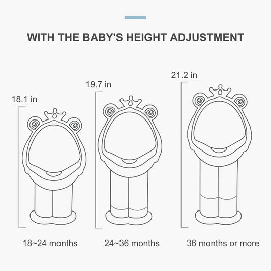 Potty Training Urinal Boy Urinal Kids Toddler Pee Trainer Bathroom Funny Baby Training Potties（Green）