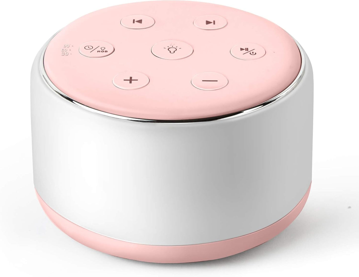 FamiSym White Noise Sound Machine Baby for Sleeping with Night Light – 34 Soothing Sounds, Rechargeable White Noise Machine for Kids Adults, Portable Lullaby Sleep Machine Baby Soother Home Travel