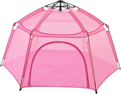 Alvantor® Baby Playpen Pop Up Play Yard 84"x84"x44”Large Mesh Kids Toddler Play Pen Indoor & Outdoor Safe Space Foldable Lightweight Mosquito Playpen Canopy for Infants Toddlers Pets, Navy