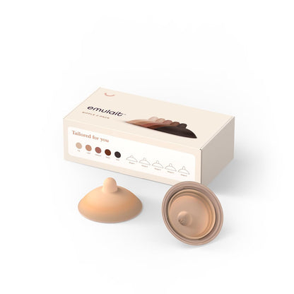 Emulait Baby Bottle Nipple 2 Pack - Deep - 19 mm