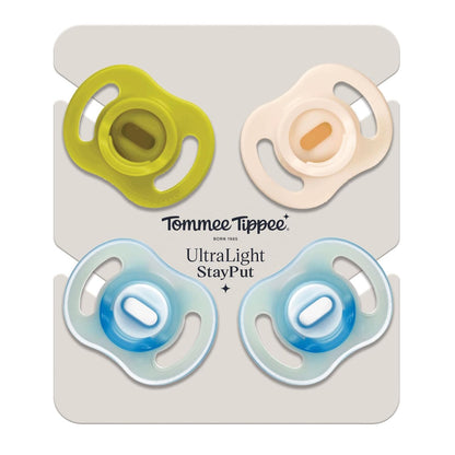 Tommee Tippee NightGlow Pod with 0-6 Month Ultra-Light NightGlow Pacifier, Charge Glow in the Dark Pacifiers in 2 Minutes, Portable UVC Paci Sterilizer, Adjustable Strap, AA Battery or USB Powered