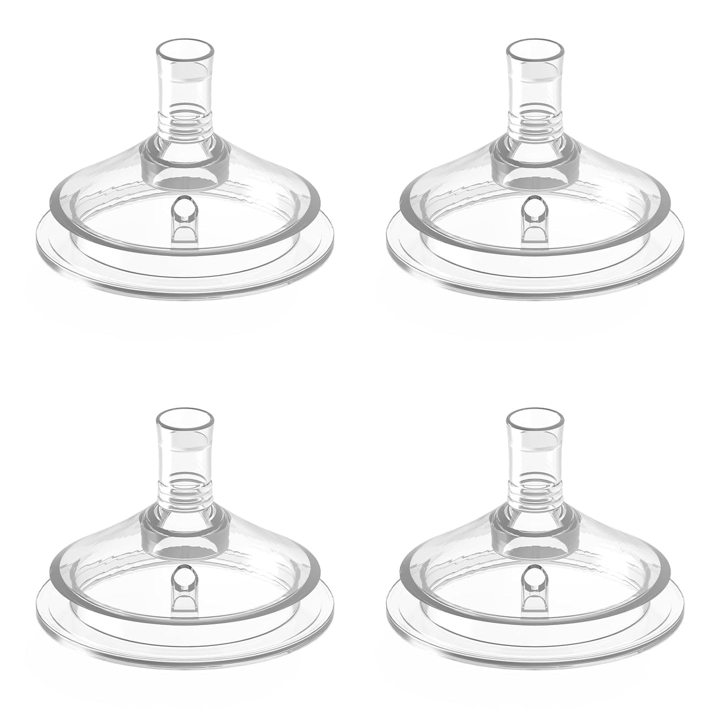 Sippy Spout Nipples for Philips Avent Baby Bottles, Natural Trainer Sippy Cup My Grippy Spout Sippy Cup and Natural Trainer Sippy Cup, Soft 100% Silicone Sippy Spout Nipples (Sippy Nipple)