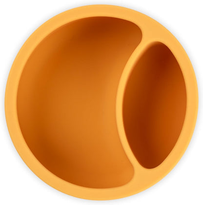 Bella Tunno Silicone Suction Bowl for Toddlers and Babies, Food Grade BPA Free Silicone, Non Slip Suction Base, Microwave & Dishwasher Safe, Ideal Baby-Led Weaning & Self Feeding Bowl, Miss Mess