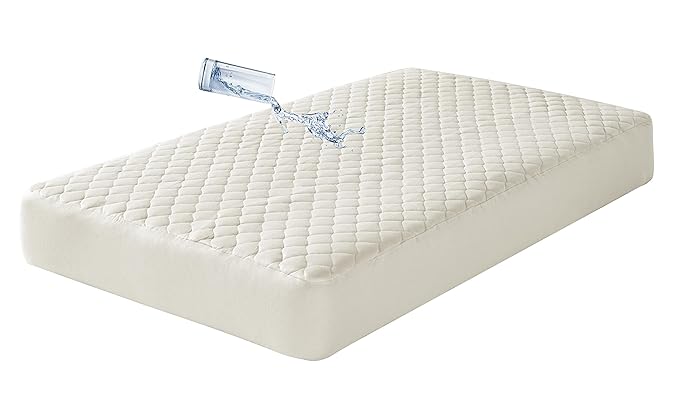 American Baby Company 2 Pack Waterproof Crib and Toddler Mattress Protector, Quilted Fitted Protector Pad Cover Made with Organic Cotton Top Layer, 52“ x 28"