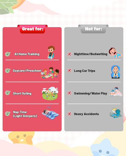MooMoo Baby Potty Training Underwear 10 Packs Absorbent Toddler Training Pants for Boys and Girls Cotton Pee Pants 2T-9T