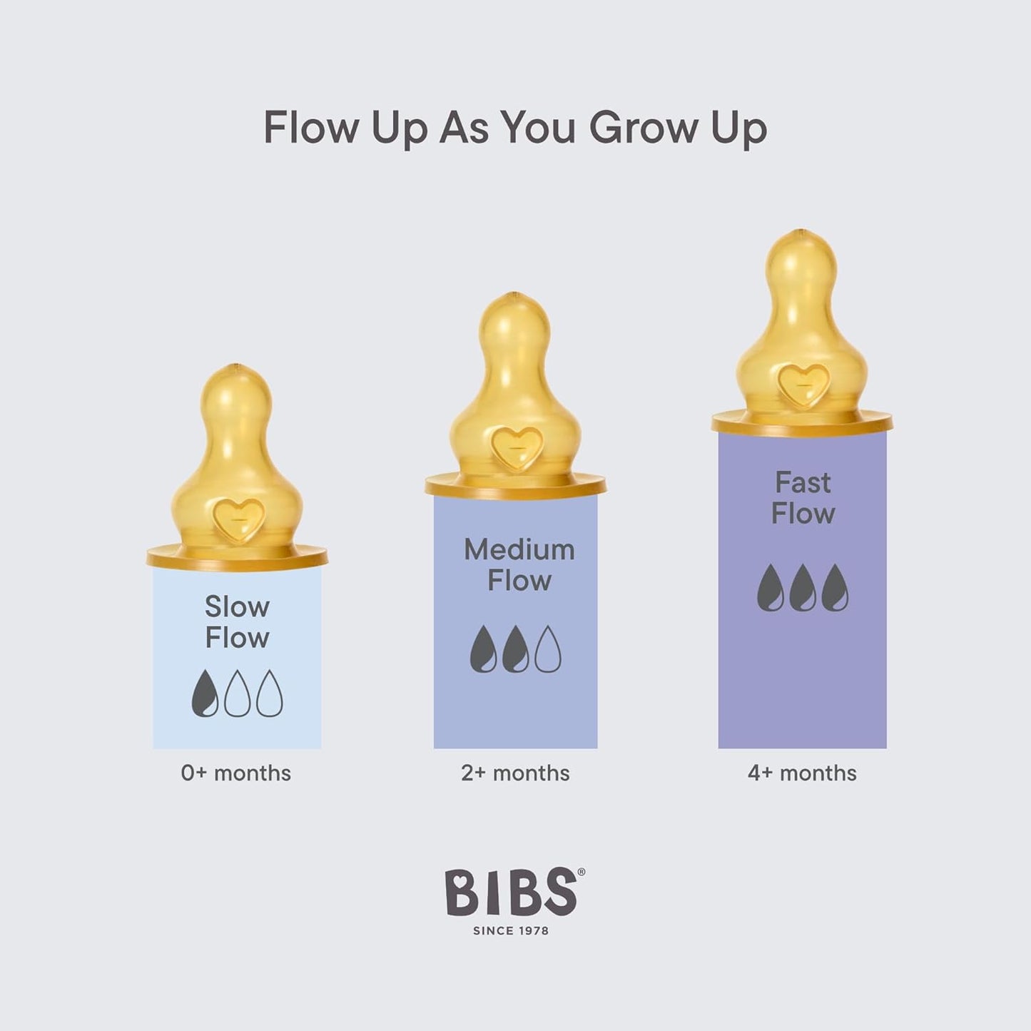 BIBS Baby Bottle 5 oz / 150 ml Silicone Nipple 2 Pack - Anti-Colic, BPA-Free, Round Nipple, Slow Flow, Lightweight & Easy to Clean, Suitable for Newborns 0+ Years - Ivory