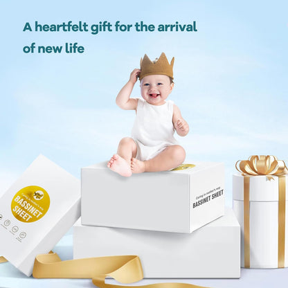 VaVaSoo Rocking Bassinet Sheet Fitted, Ultra Soft Bassinet Mattress Protector, 1 Pack